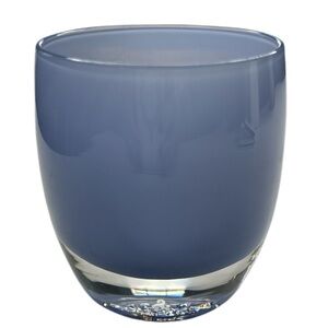 Glassbaby Triumph Misty Purple Blue Candle Votive Holder #1369 New In Box